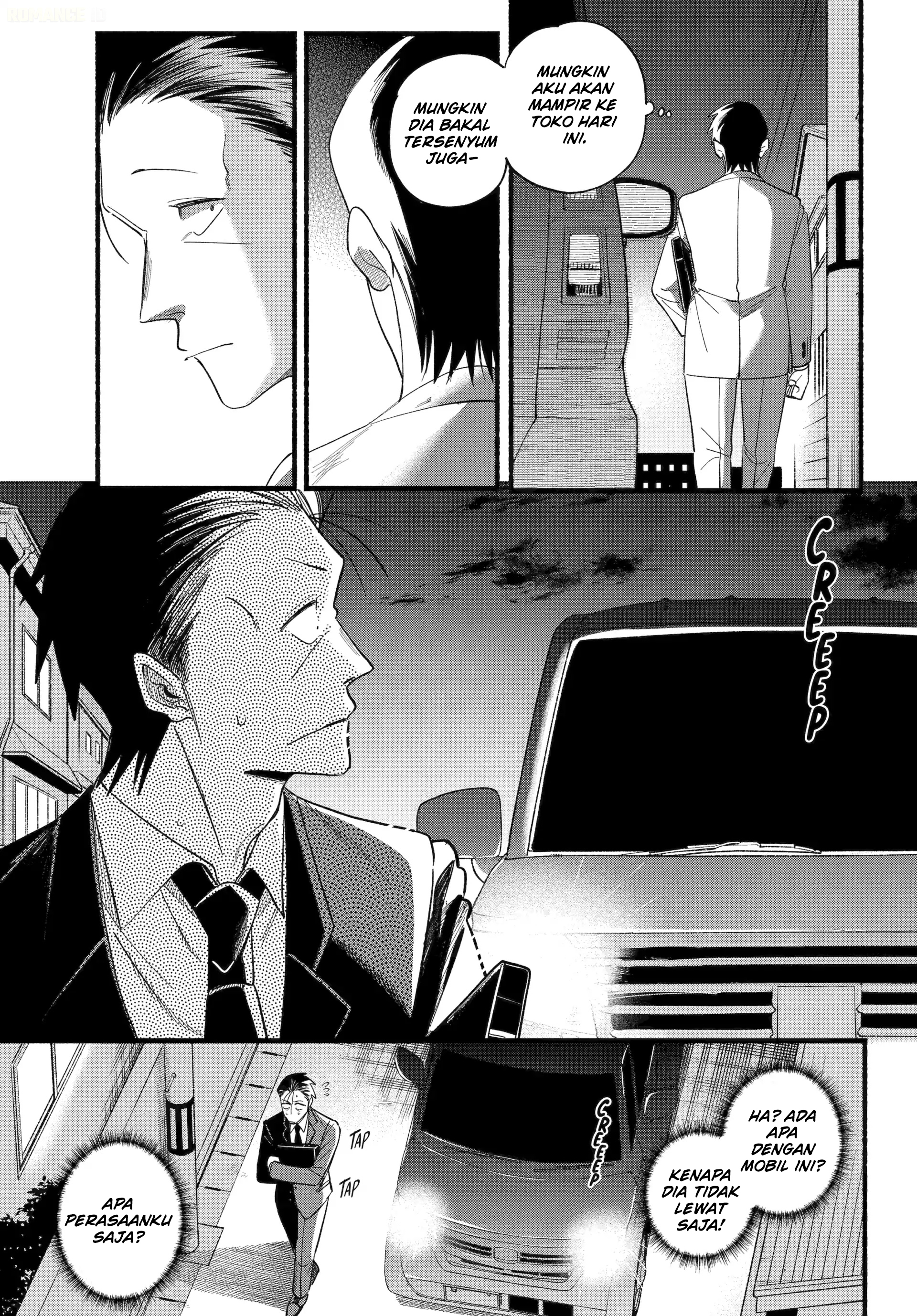 A Story About Smoking at the Back of the Supermarket (Super no Ura de Yani Suu Futari) Chapter 51 Bahasa Indonesia