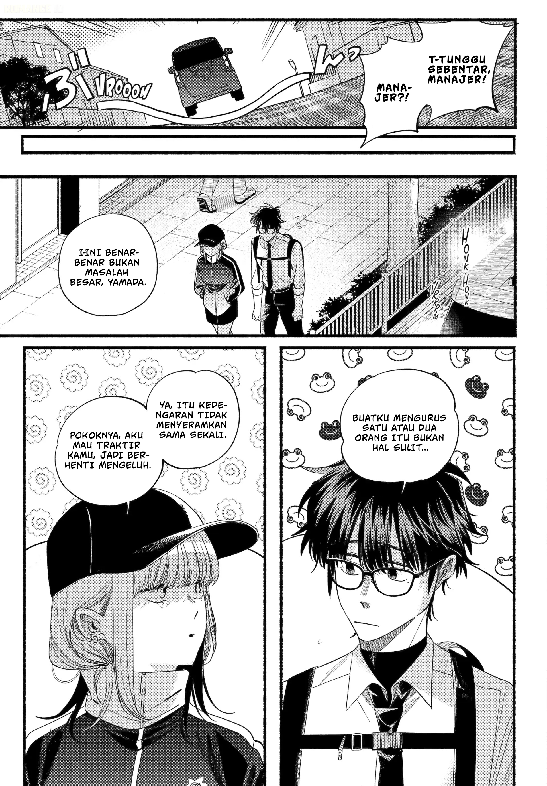 A Story About Smoking at the Back of the Supermarket (Super no Ura de Yani Suu Futari) Chapter 51 Bahasa Indonesia