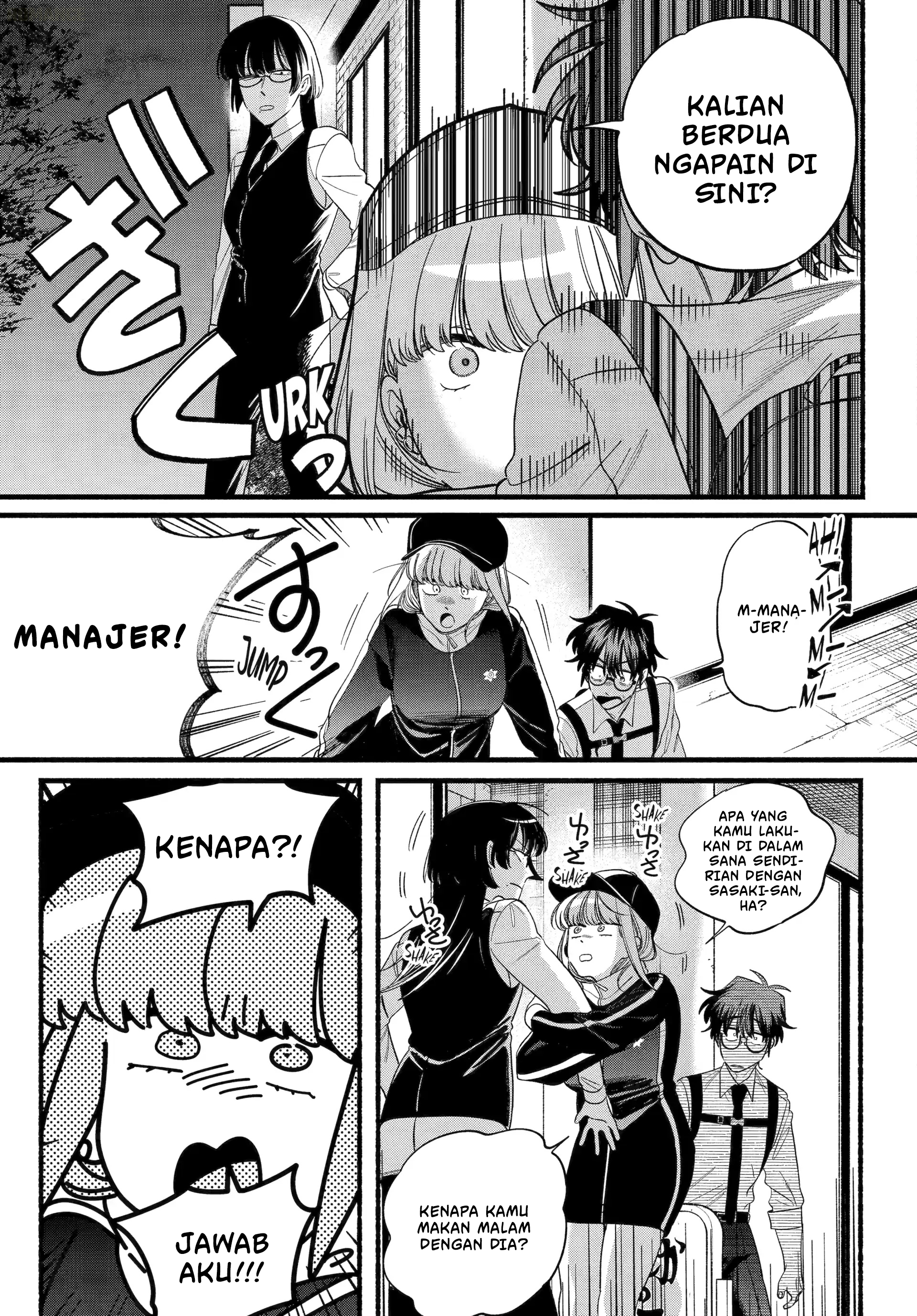 A Story About Smoking at the Back of the Supermarket (Super no Ura de Yani Suu Futari) Chapter 51 Bahasa Indonesia