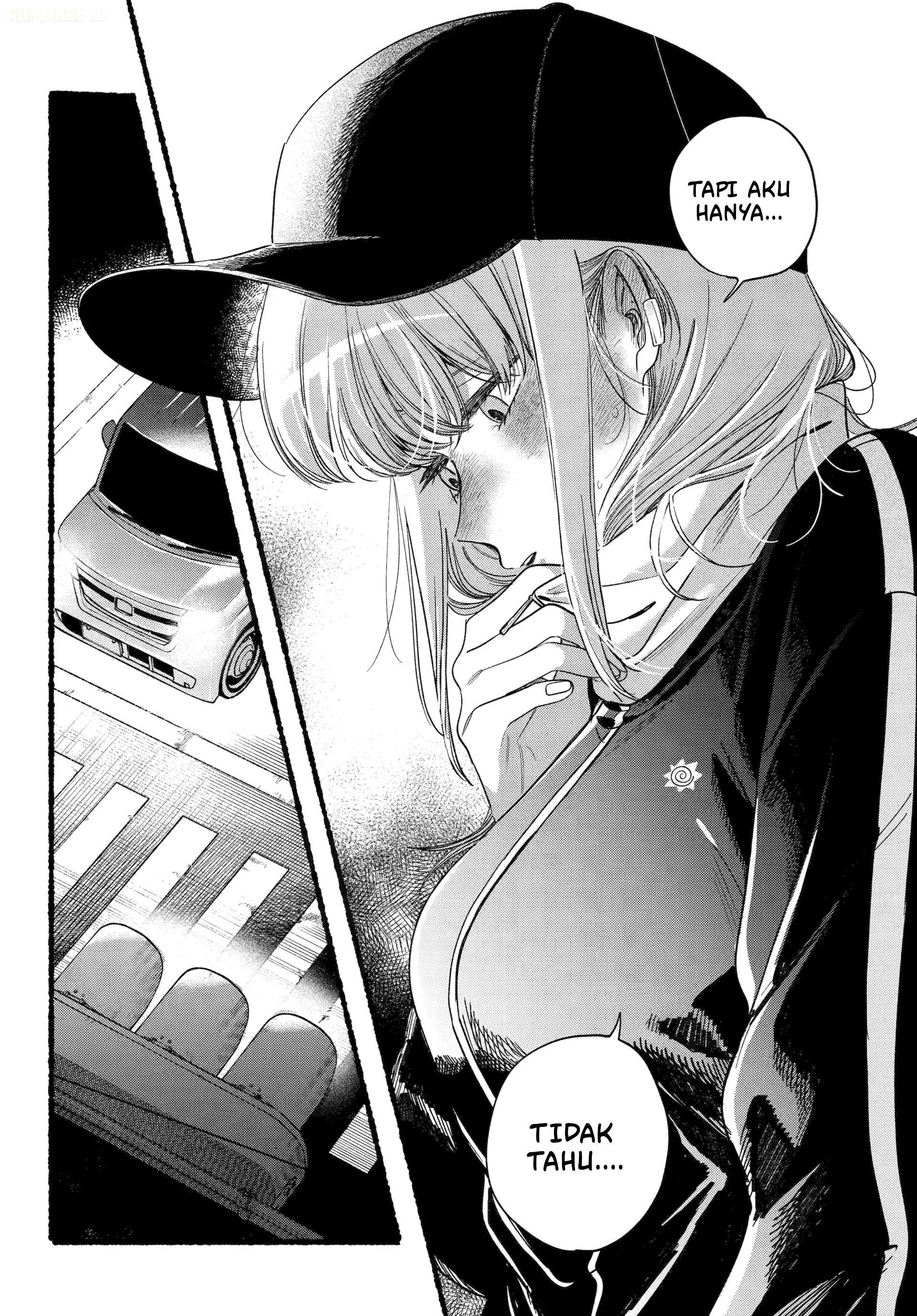 A Story About Smoking at the Back of the Supermarket (Super no Ura de Yani Suu Futari) Chapter 51 Bahasa Indonesia