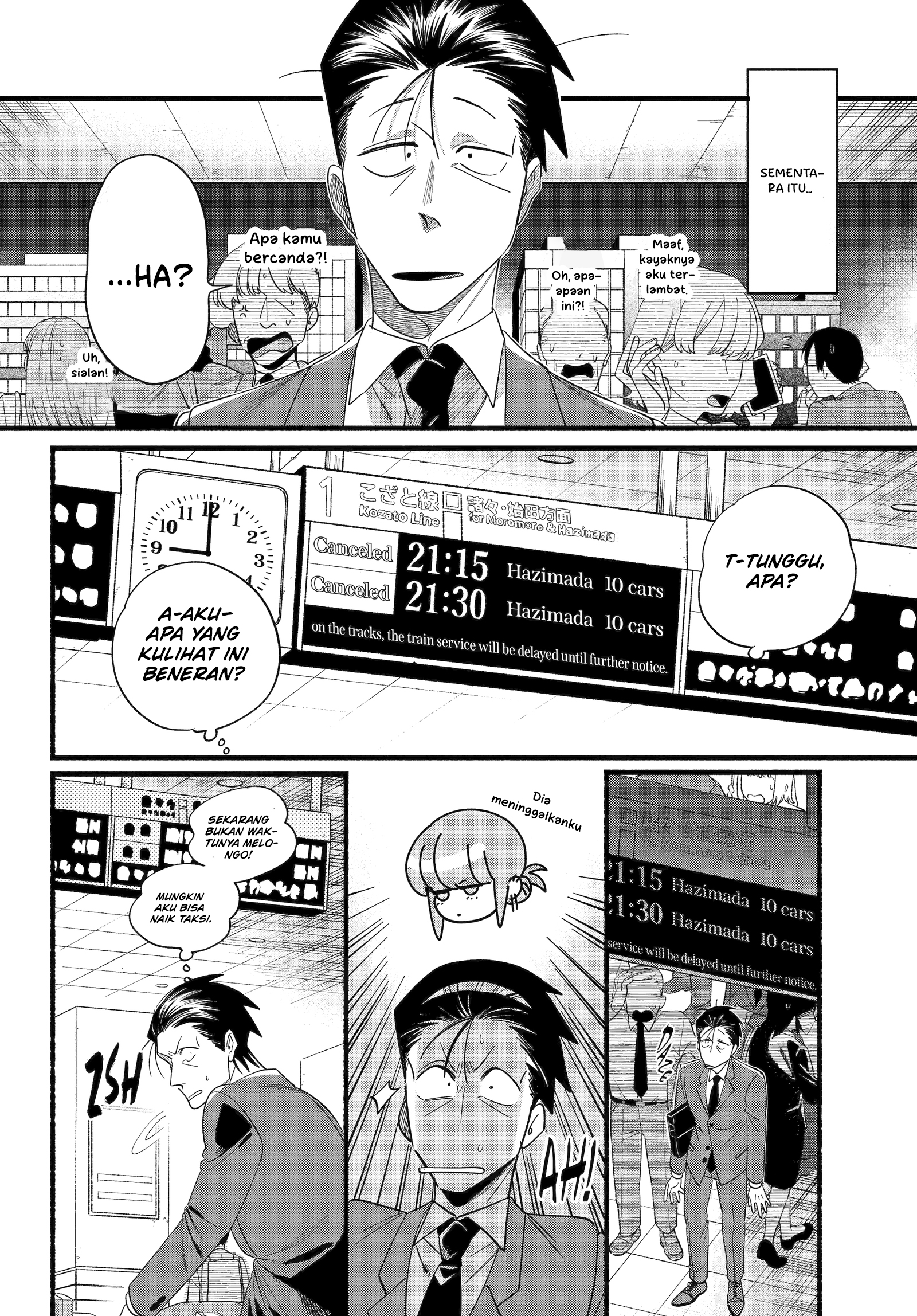 A Story About Smoking at the Back of the Supermarket (Super no Ura de Yani Suu Futari) Chapter 52 Bahasa Indonesia