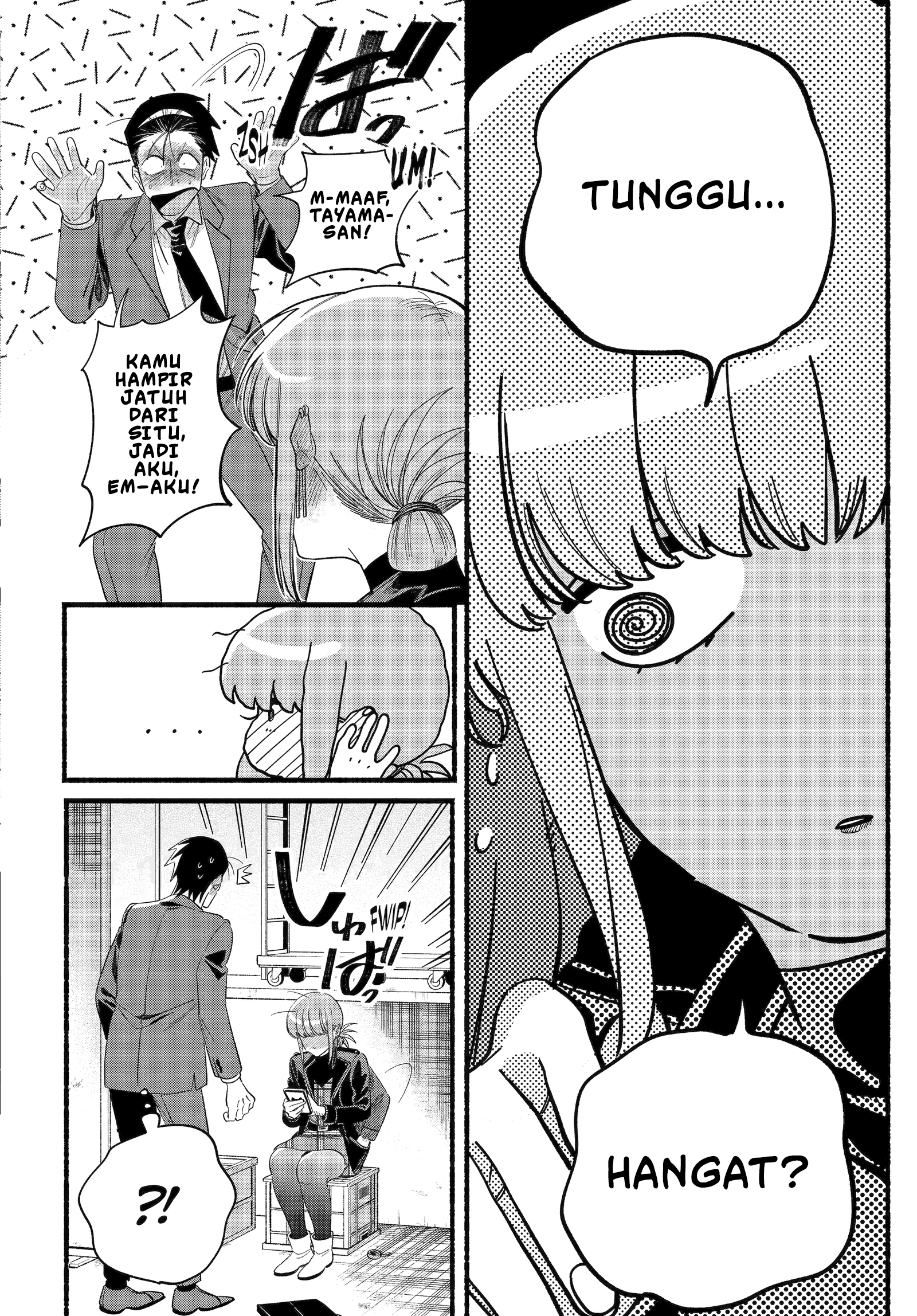 A Story About Smoking at the Back of the Supermarket (Super no Ura de Yani Suu Futari) Chapter 52 Bahasa Indonesia