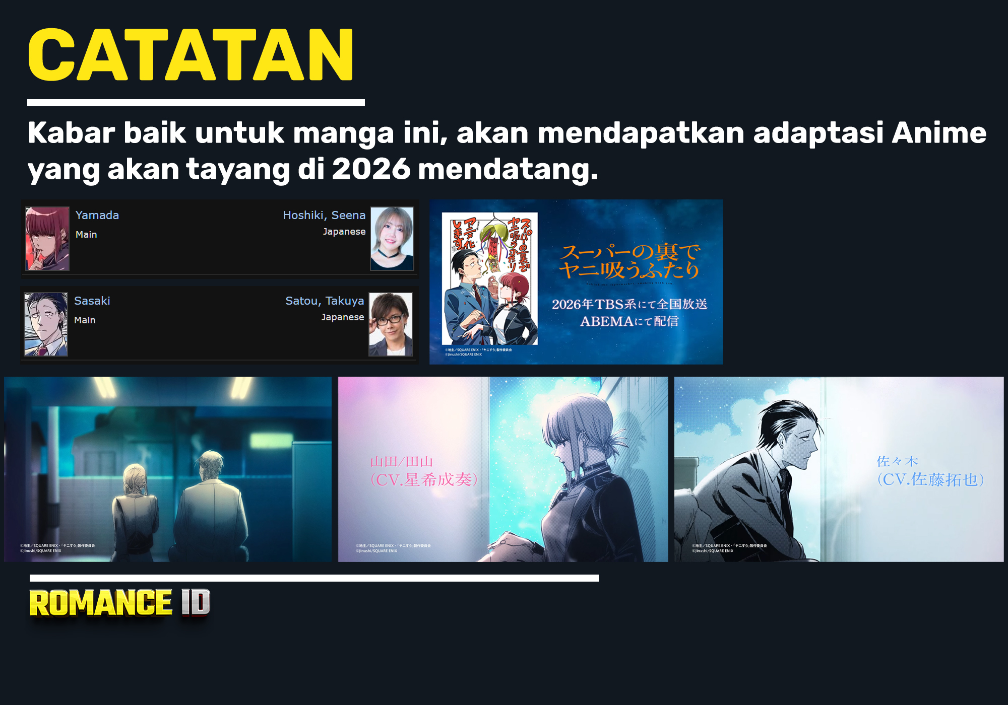 A Story About Smoking at the Back of the Supermarket (Super no Ura de Yani Suu Futari) Chapter 52 Bahasa Indonesia