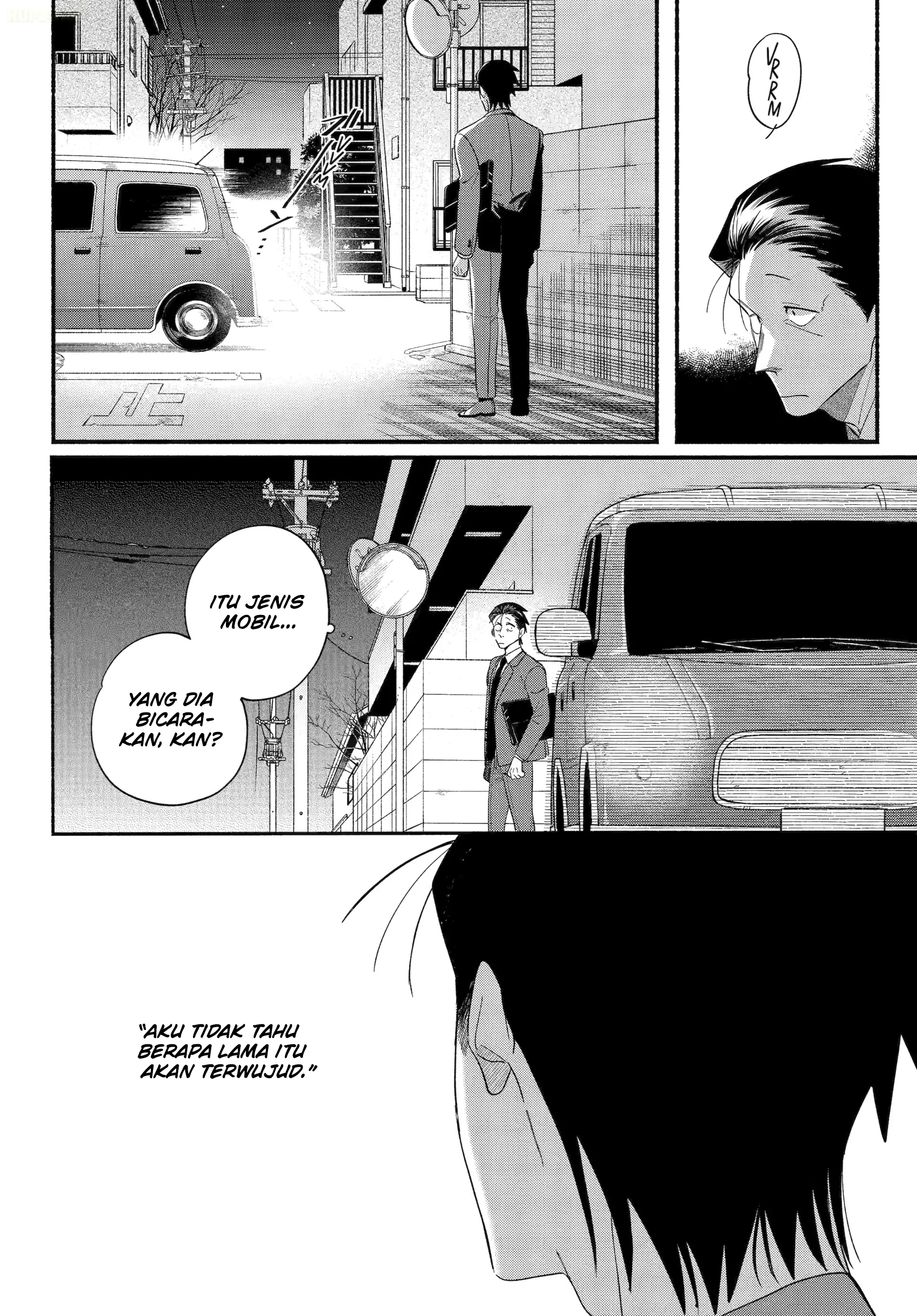 A Story About Smoking at the Back of the Supermarket (Super no Ura de Yani Suu Futari) Chapter 54 Bahasa Indonesia