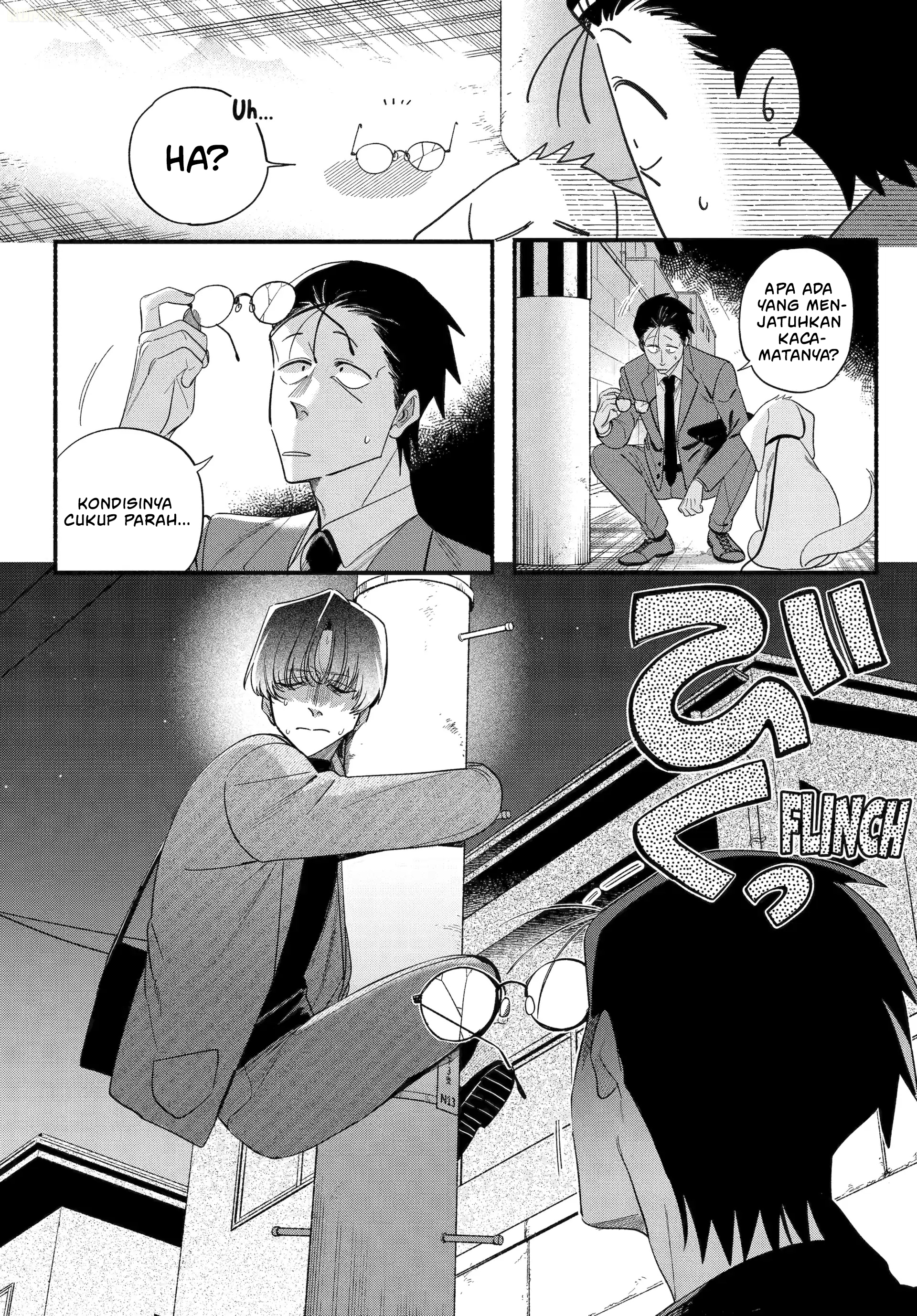 A Story About Smoking at the Back of the Supermarket (Super no Ura de Yani Suu Futari) Chapter 54 Bahasa Indonesia