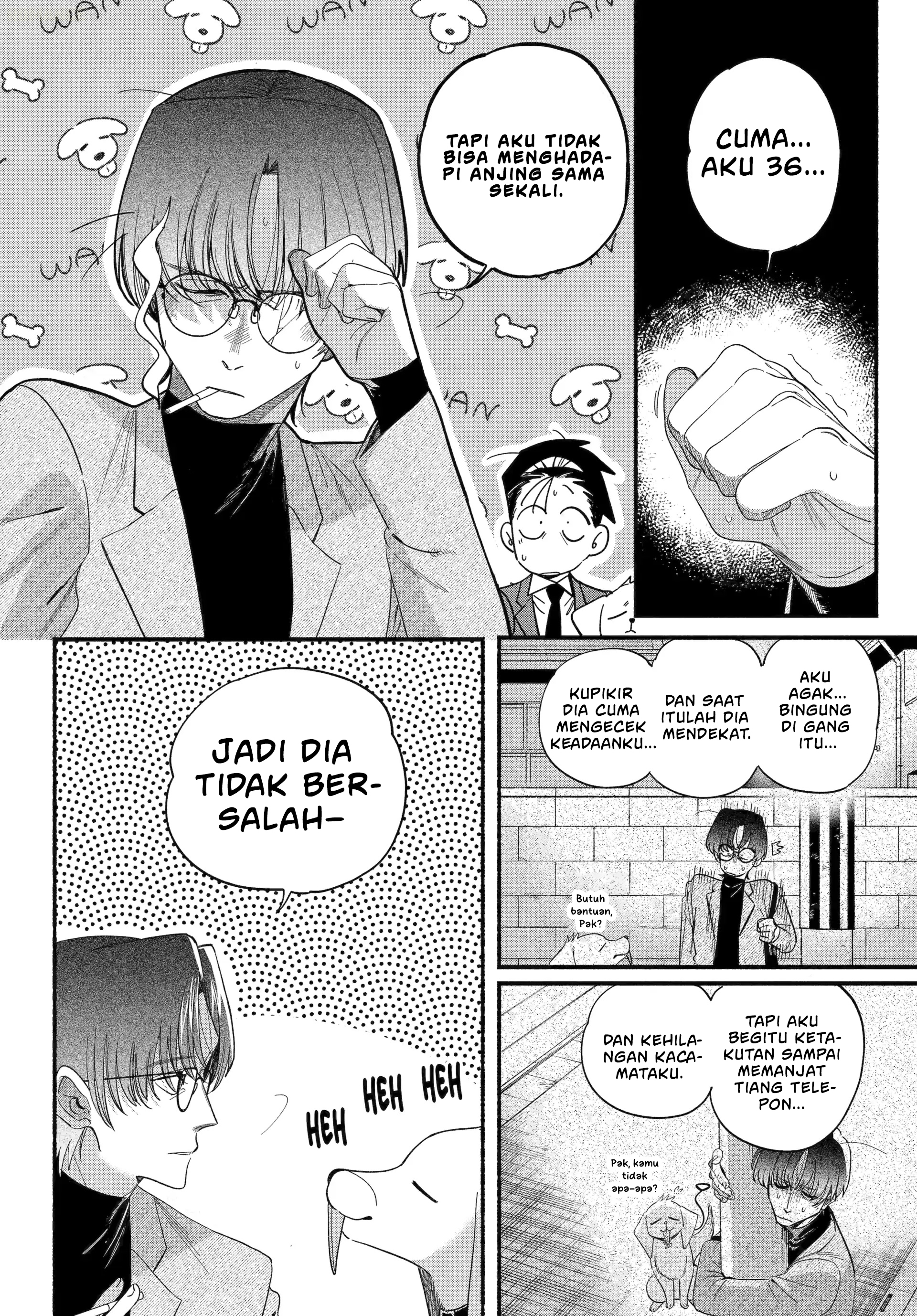 A Story About Smoking at the Back of the Supermarket (Super no Ura de Yani Suu Futari) Chapter 54 Bahasa Indonesia