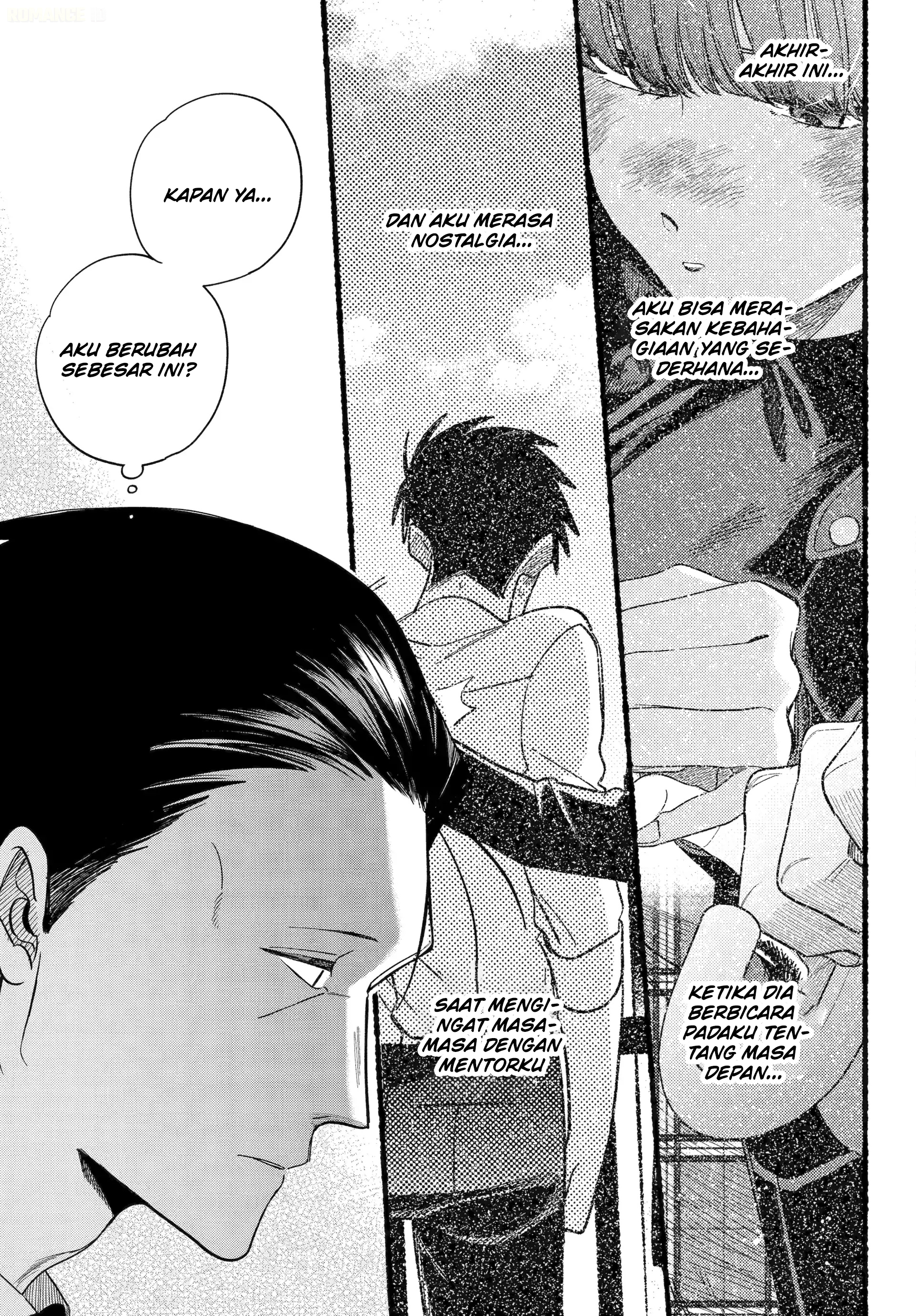 A Story About Smoking at the Back of the Supermarket (Super no Ura de Yani Suu Futari) Chapter 54 Bahasa Indonesia