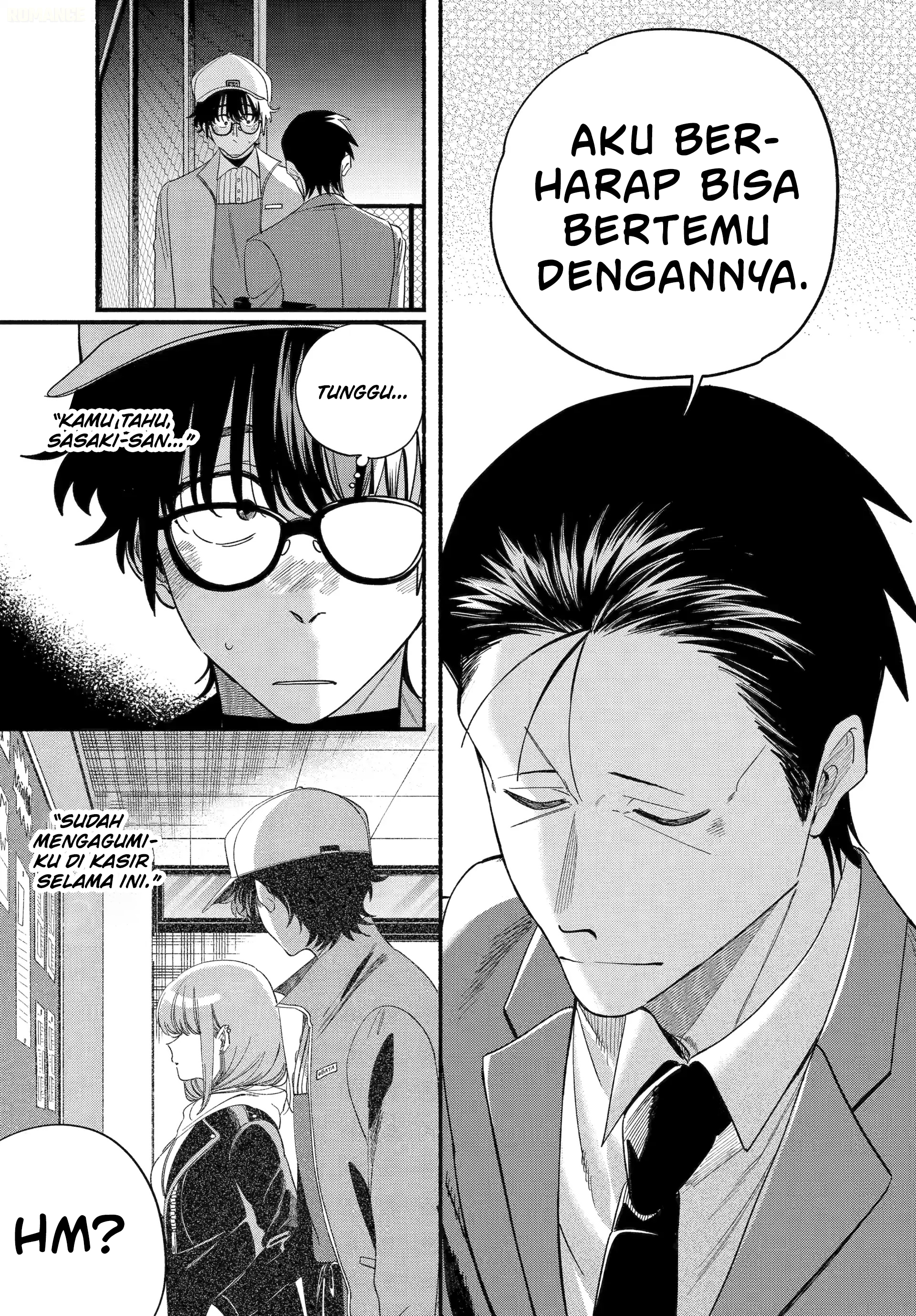 A Story About Smoking at the Back of the Supermarket (Super no Ura de Yani Suu Futari) Chapter 54 Bahasa Indonesia