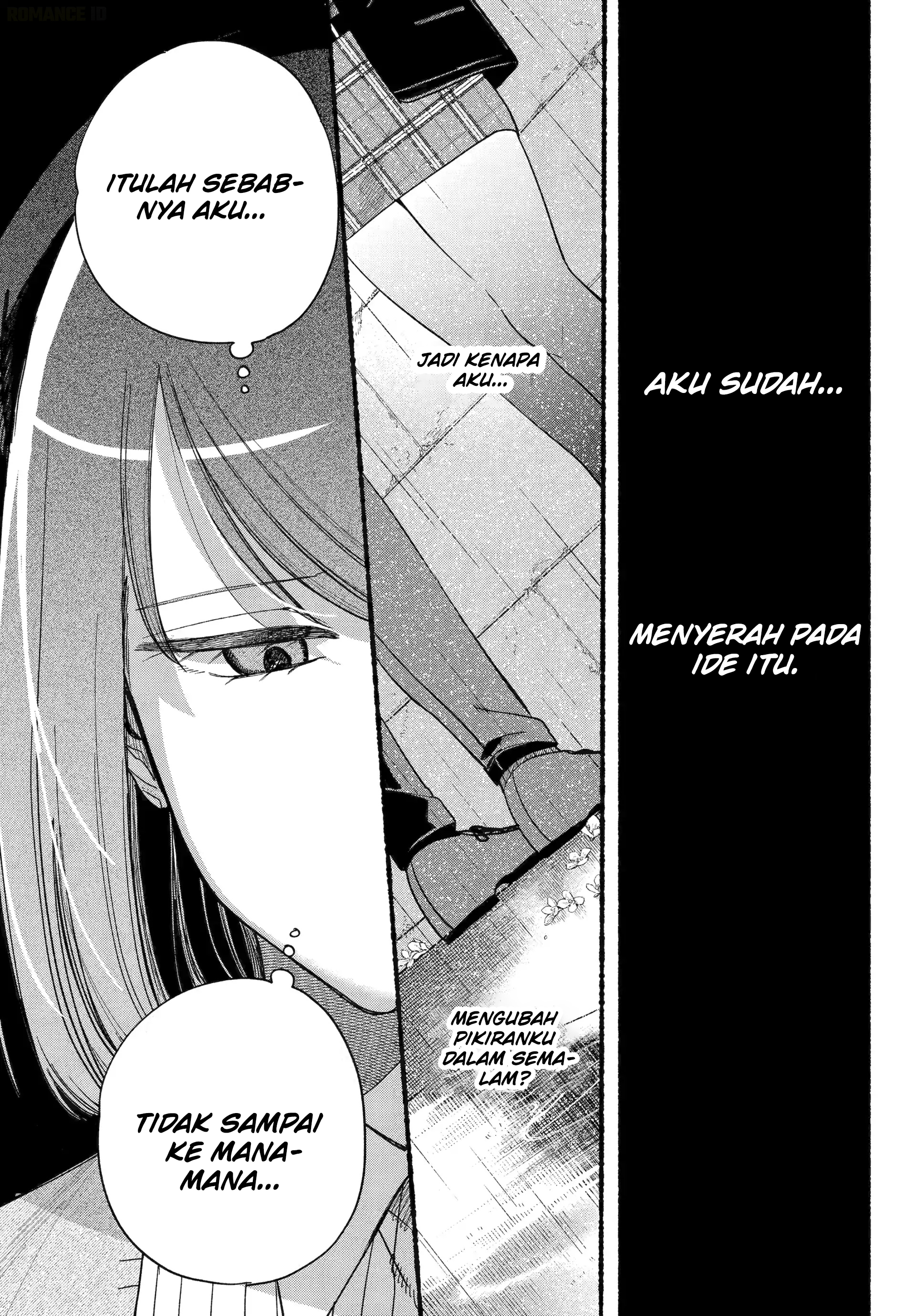 A Story About Smoking at the Back of the Supermarket (Super no Ura de Yani Suu Futari) Chapter 55 Bahasa Indonesia