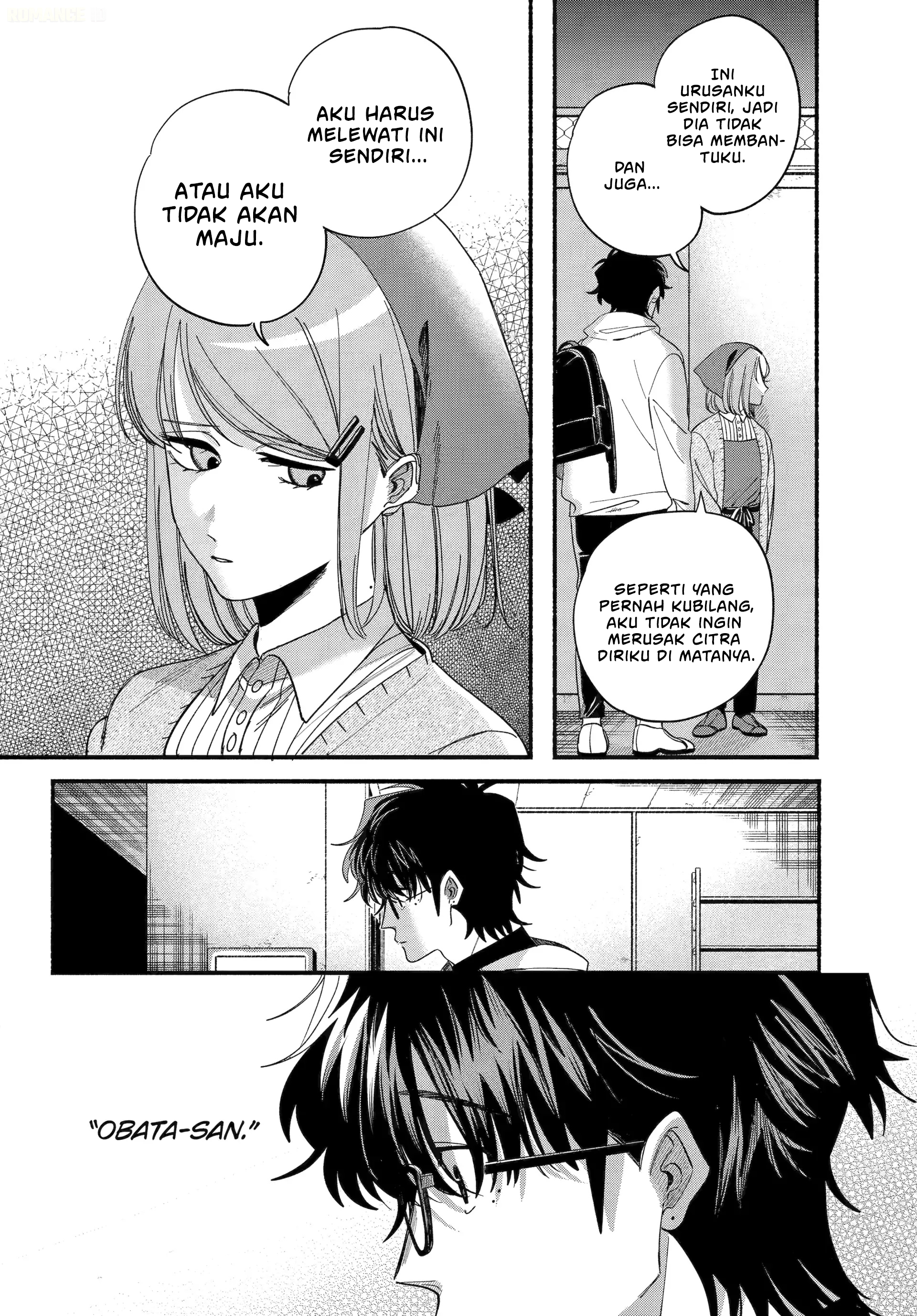 A Story About Smoking at the Back of the Supermarket (Super no Ura de Yani Suu Futari) Chapter 55 Bahasa Indonesia