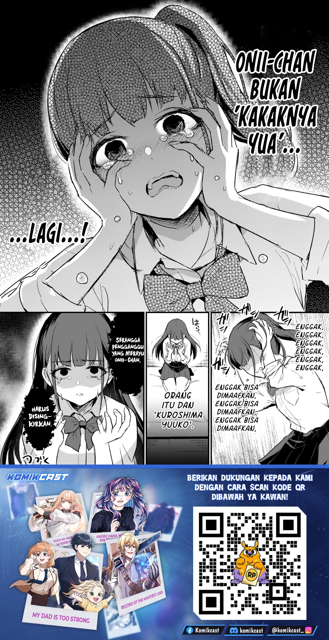 A Story Where All the Characters Are Super Yandere Chapter 09 Bahasa Indonesia