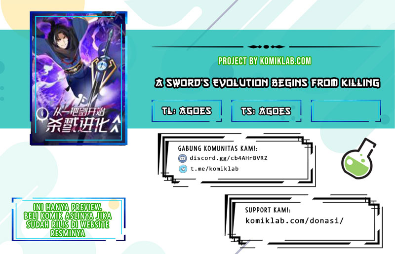 A Sword’s Evolution Begins From Killing Chapter 01 Bahasa Indonesia
