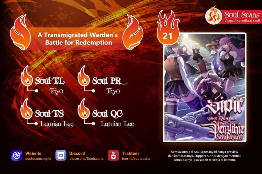 A Transmigrated Warden’s Battle for Redemption chapter 21