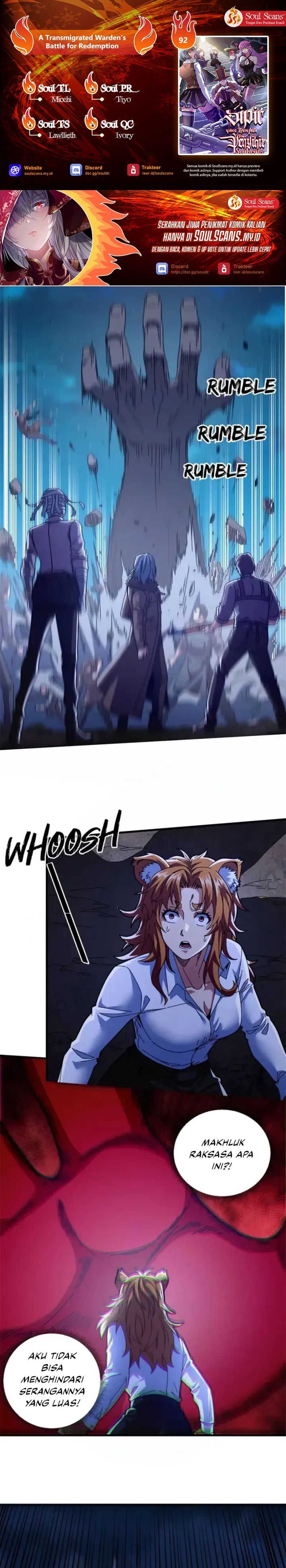 A Transmigrated Warden’s Battle for Redemption chapter 92