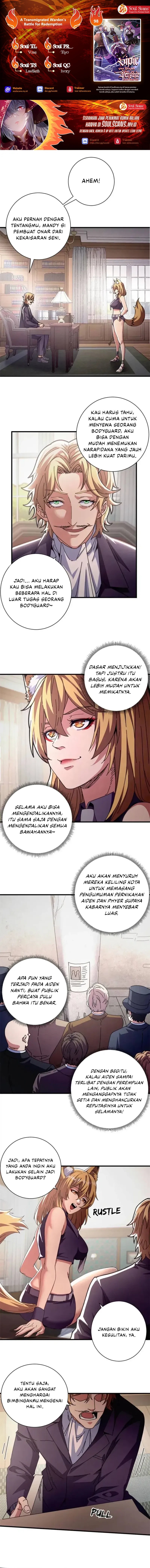 A Transmigrated Warden’s Battle for Redemption Chapter 98 Bahasa Indonesia