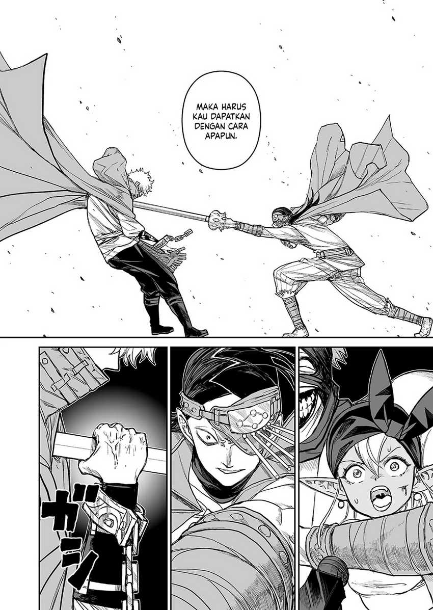 Abandoned: The Hero Who’s So Strong He Breaks Every Weapon, and the Elf Weaponsmith Chapter 07 Bahasa Indonesia