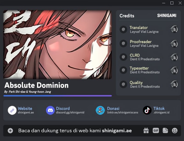 Absolute Dominion Chapter 27 Bahasa Indonesia