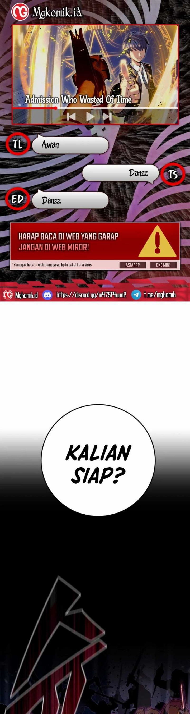 Admission is a Waste of Time Chapter 01 Bahasa Indonesia