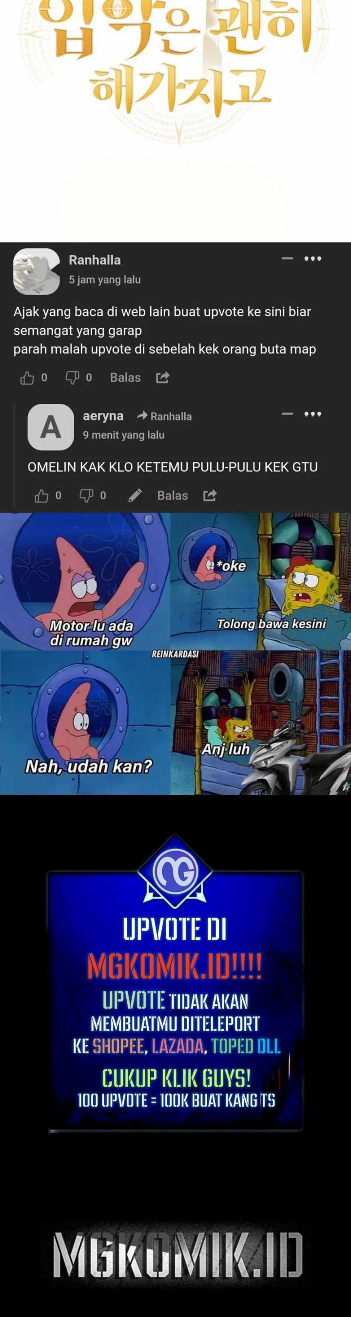 Admission is a Waste of Time Chapter 01 Bahasa Indonesia