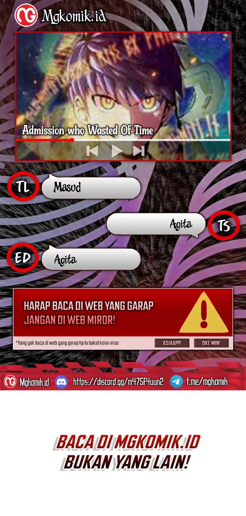 Admission is a Waste of Time Chapter 23 Bahasa Indonesia