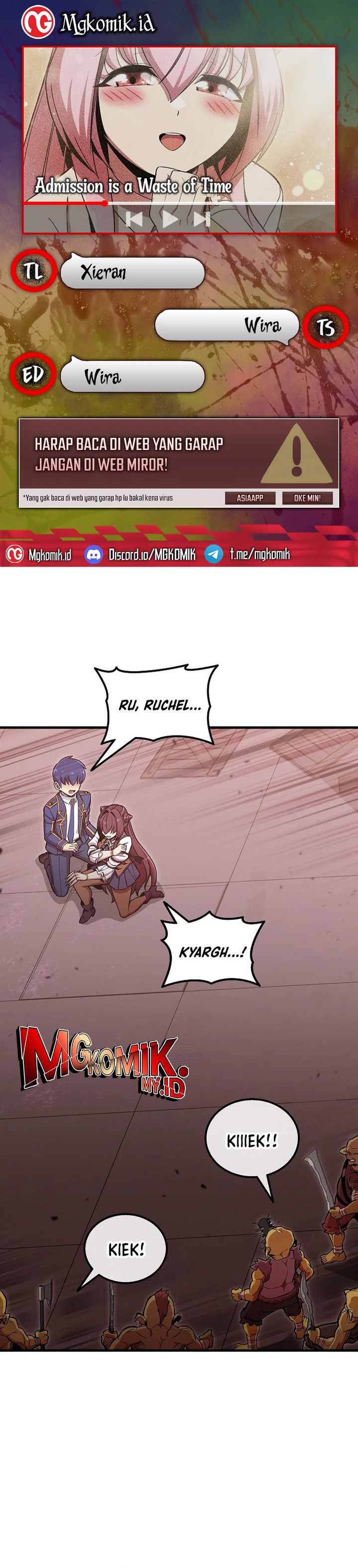 Admission is a Waste of Time chapter 49