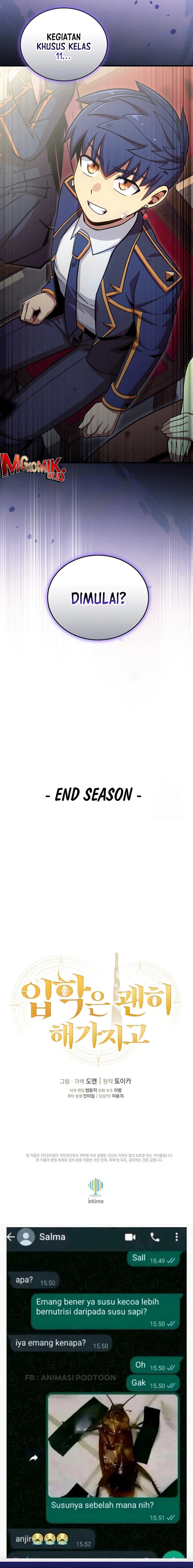 Admission is a Waste of Time Chapter 56 Bahasa Indonesia