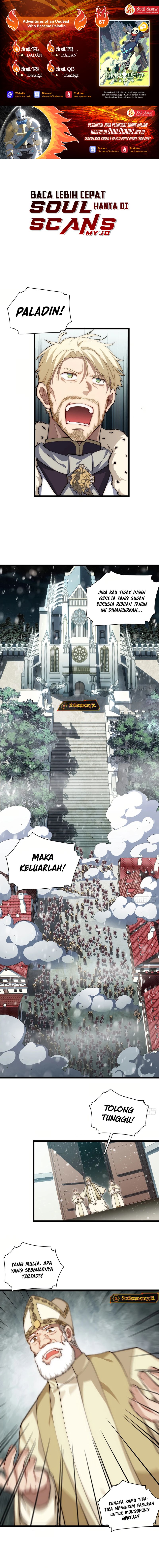Adventures of an Undead Who Became Paladin Chapter 67 Bahasa Indonesia