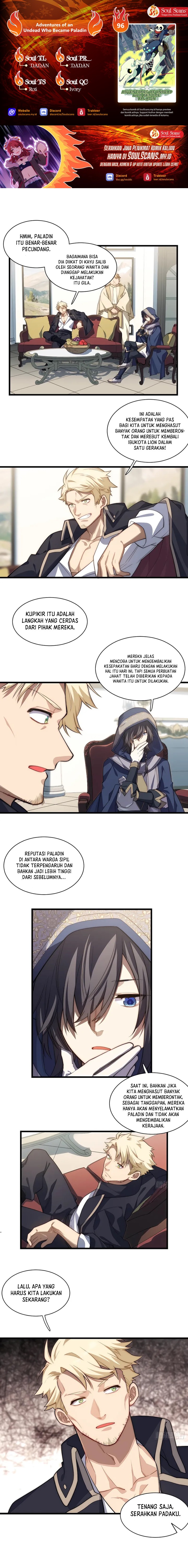Adventures of an Undead Who Became Paladin Chapter 96 Bahasa Indonesia