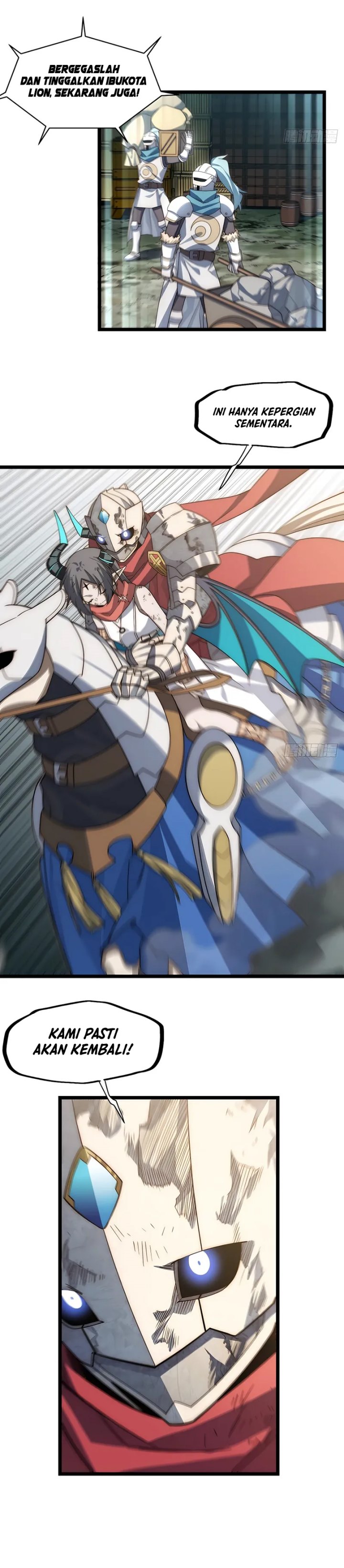 Adventures of an Undead Who Became Paladin Chapter 100 Bahasa Indonesia