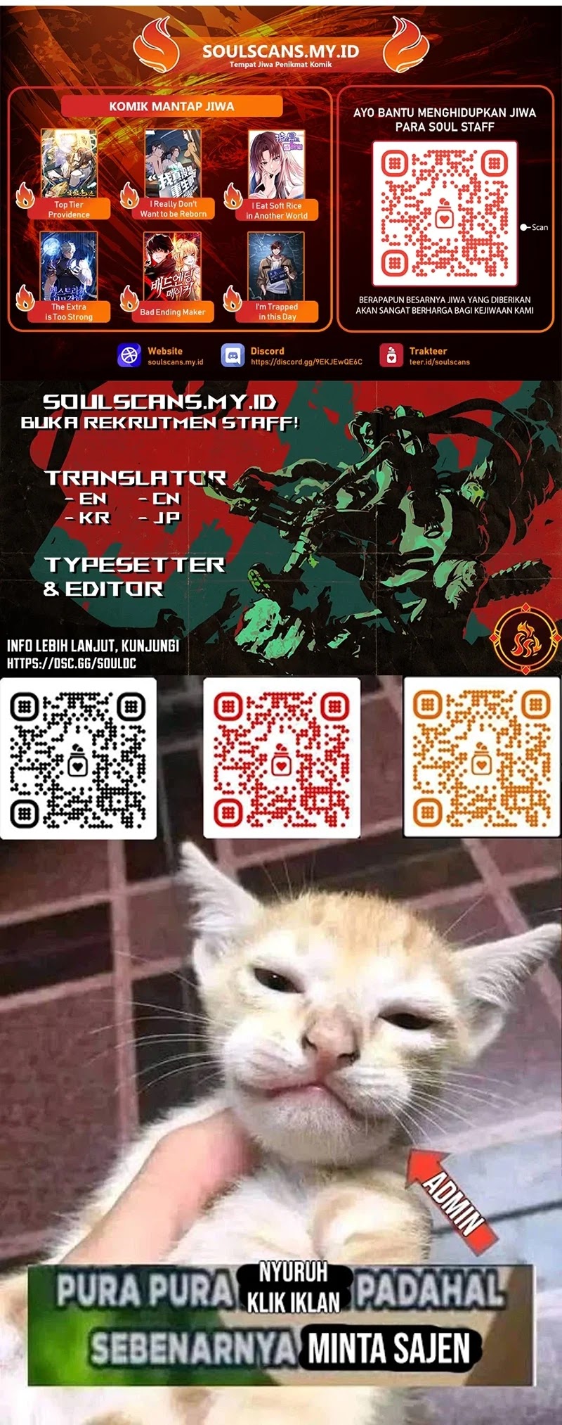 Adventures of an Undead Who Became Paladin Chapter 171 Bahasa Indonesia