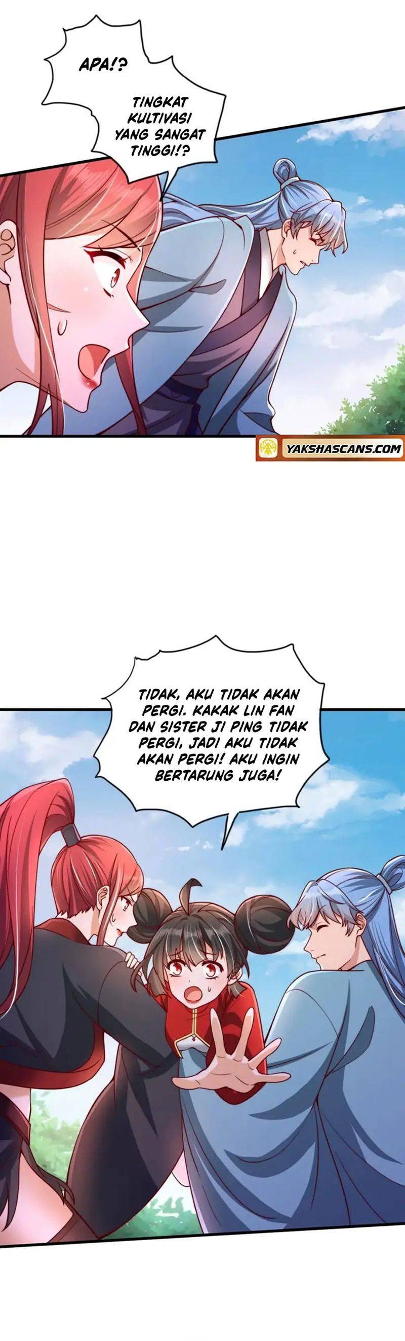 After Confessing My Love to the Beautiful Sect Leader, I Become Invincible? Chapter 20 Bahasa Indonesia