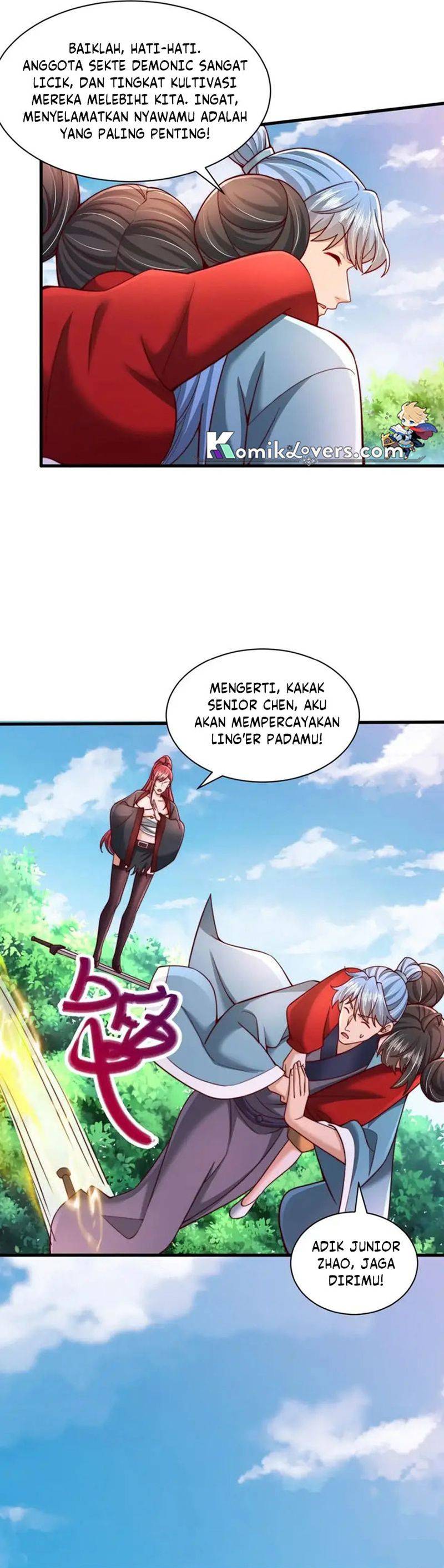 After Confessing My Love to the Beautiful Sect Leader, I Become Invincible? Chapter 20 Bahasa Indonesia