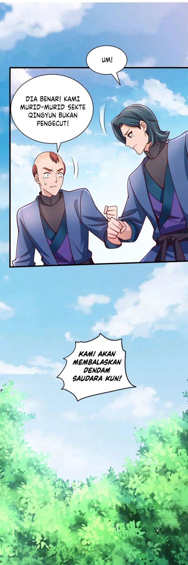 After Confessing My Love to the Beautiful Sect Leader, I Become Invincible? Chapter 20 Bahasa Indonesia