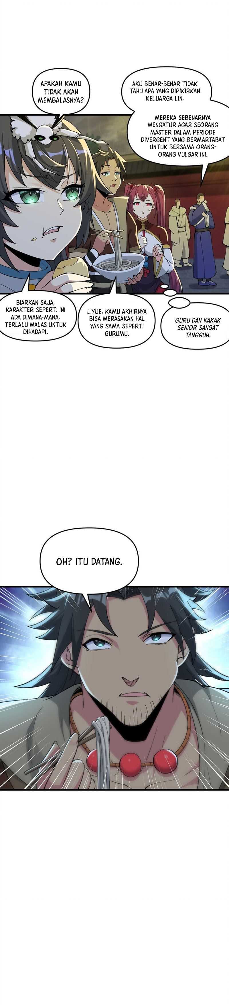 After Ten Years of Chopping Wood, Immortals Begged To Become My Disciples Chapter 46 Bahasa Indonesia