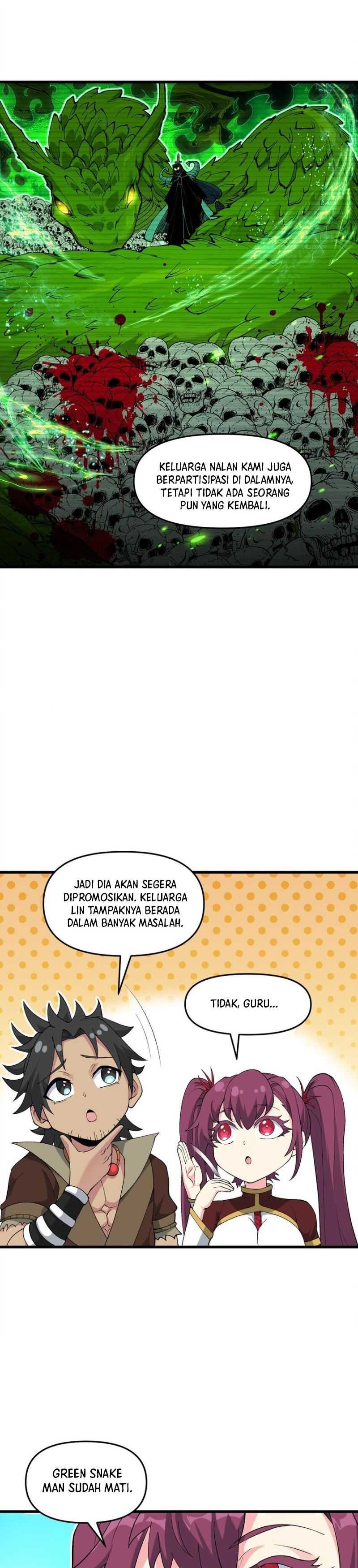 After Ten Years of Chopping Wood, Immortals Begged To Become My Disciples Chapter 46 Bahasa Indonesia