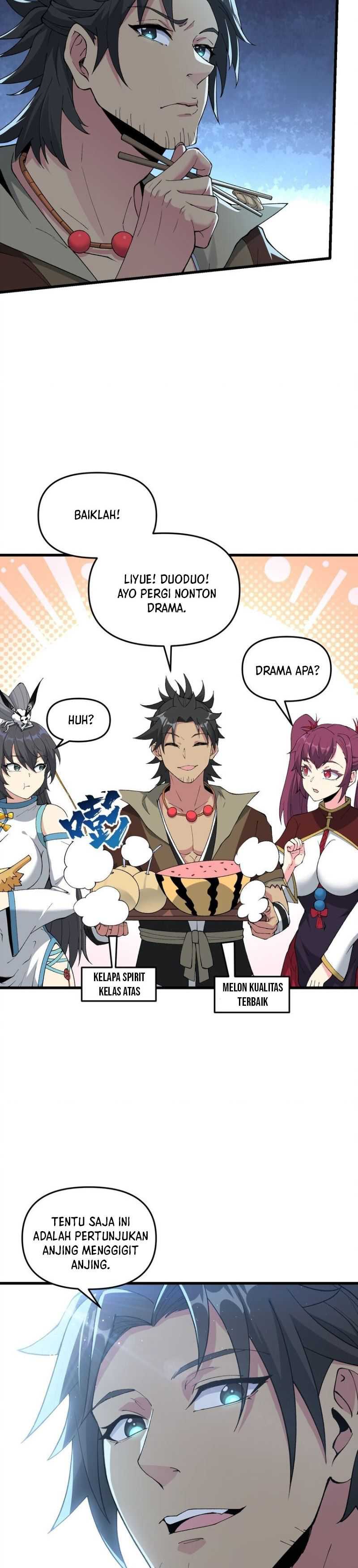 After Ten Years of Chopping Wood, Immortals Begged To Become My Disciples Chapter 46 Bahasa Indonesia