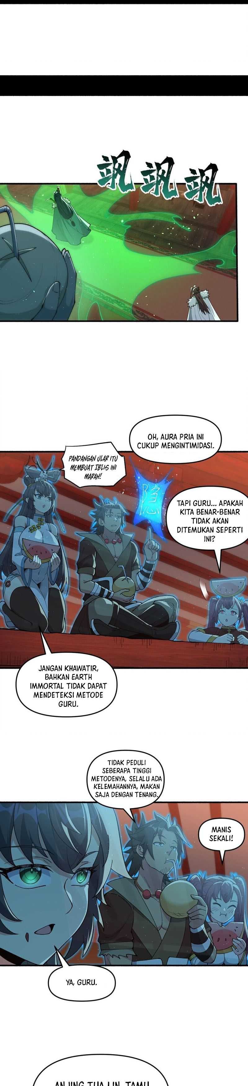 After Ten Years of Chopping Wood, Immortals Begged To Become My Disciples Chapter 46 Bahasa Indonesia