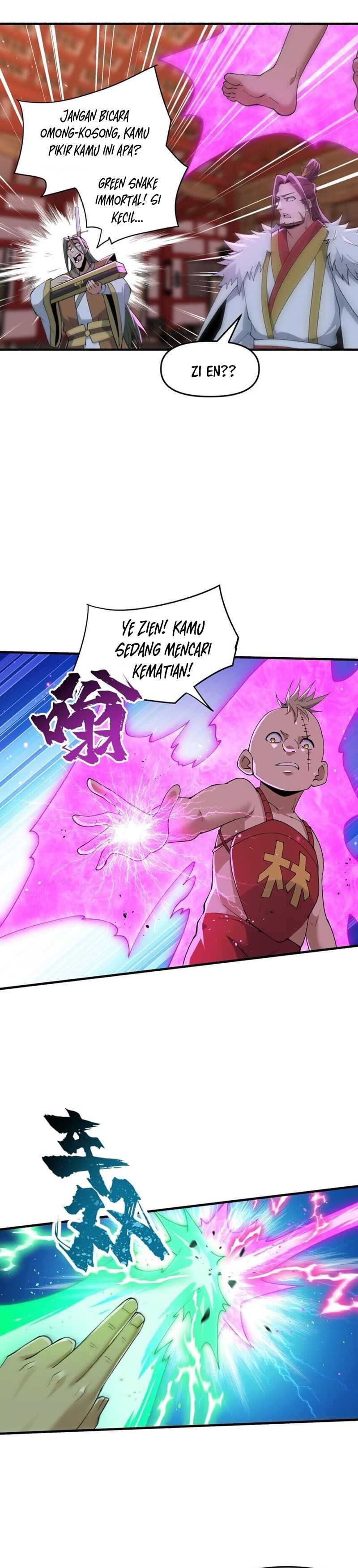 After Ten Years of Chopping Wood, Immortals Begged To Become My Disciples Chapter 46 Bahasa Indonesia