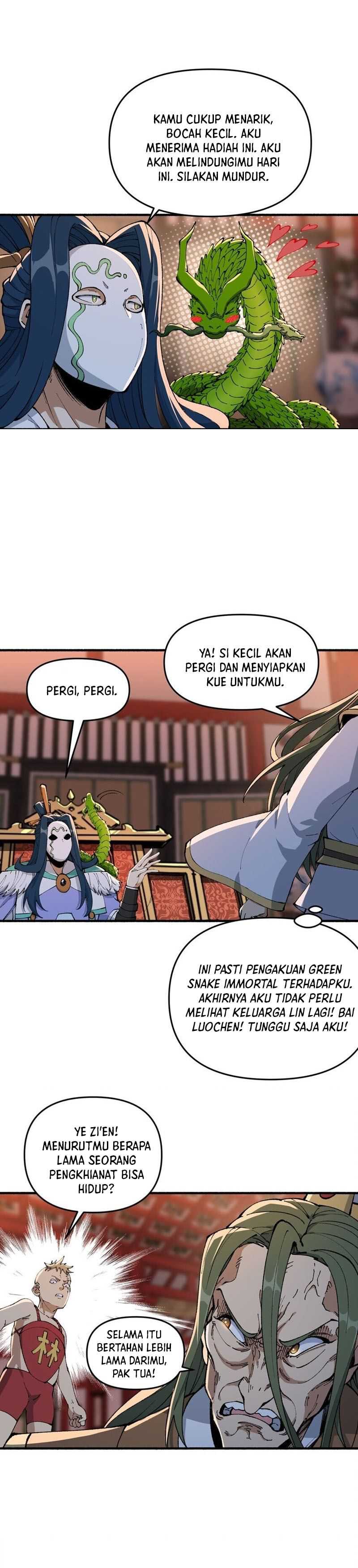 After Ten Years of Chopping Wood, Immortals Begged To Become My Disciples Chapter 46 Bahasa Indonesia