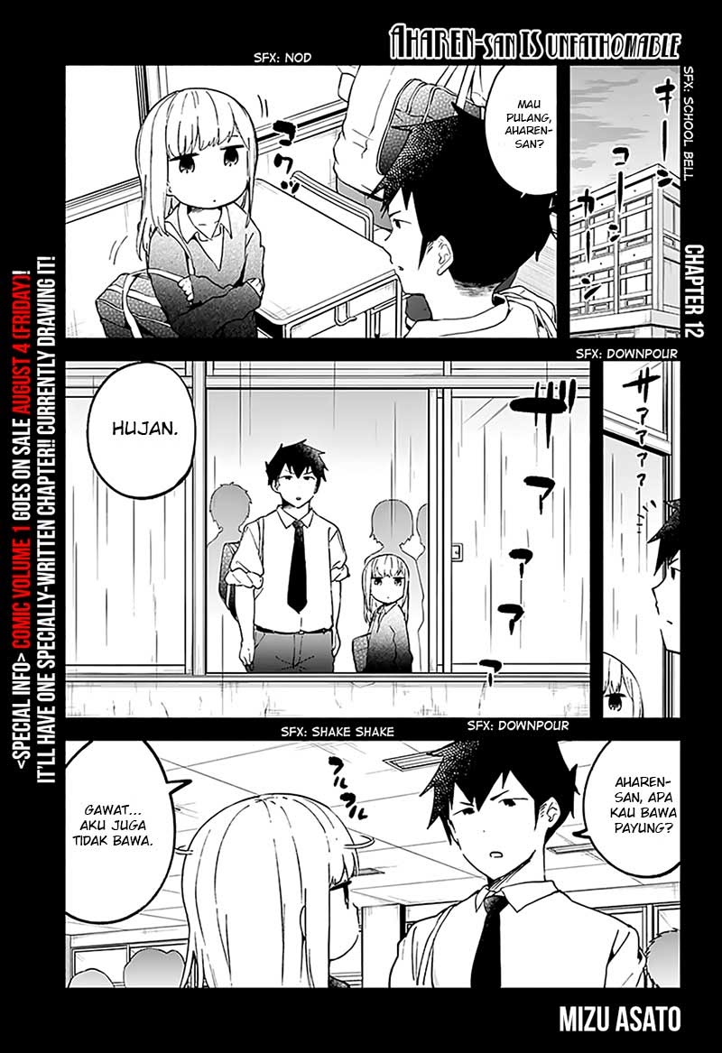 Aharen-san wa Hakarenai Chapter 12 Bahasa Indonesia