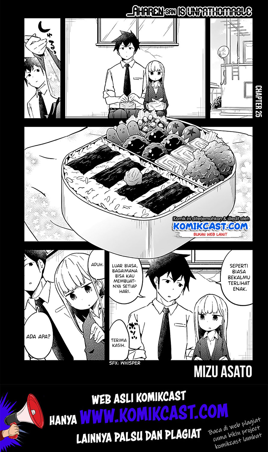 Aharen-san wa Hakarenai Chapter 25 Bahasa Indonesia