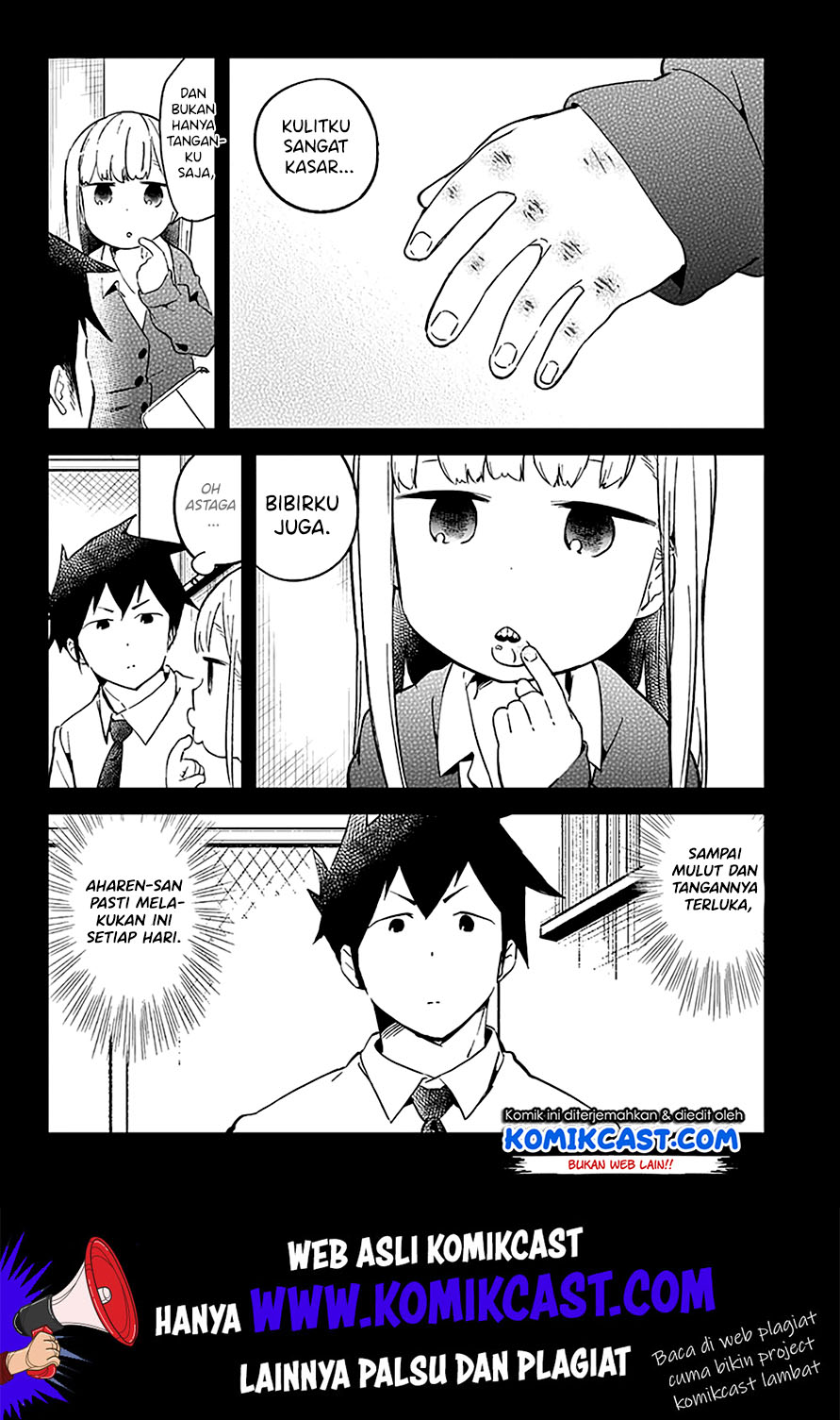 Aharen-san wa Hakarenai Chapter 25 Bahasa Indonesia