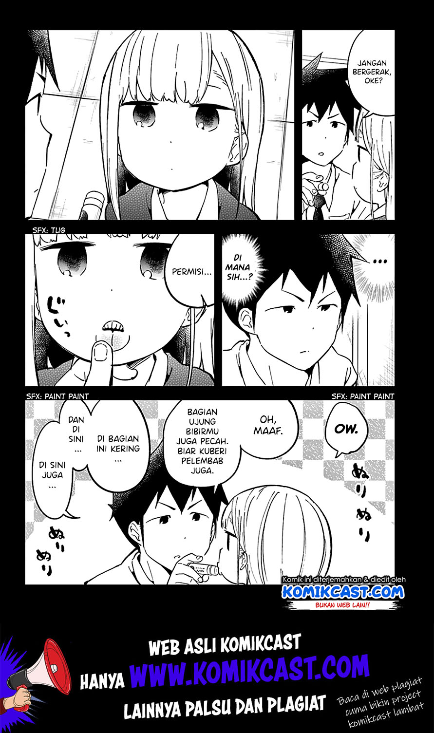 Aharen-san wa Hakarenai Chapter 25 Bahasa Indonesia