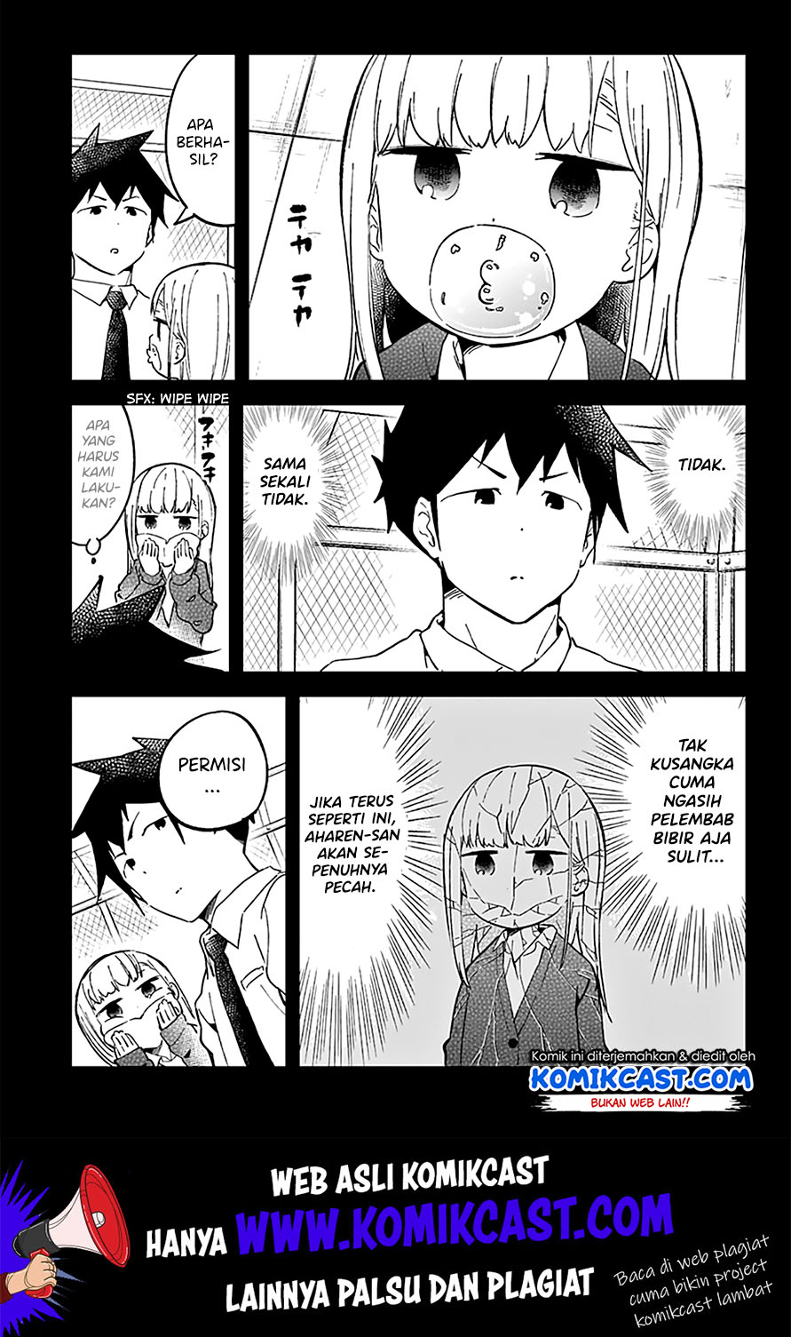 Aharen-san wa Hakarenai Chapter 25 Bahasa Indonesia