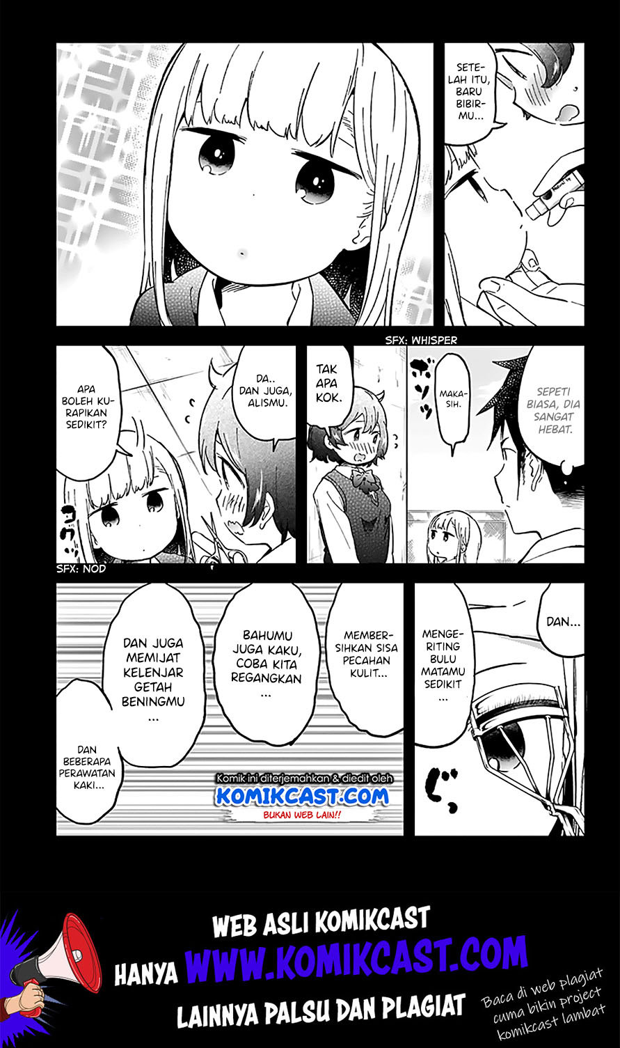 Aharen-san wa Hakarenai Chapter 25 Bahasa Indonesia