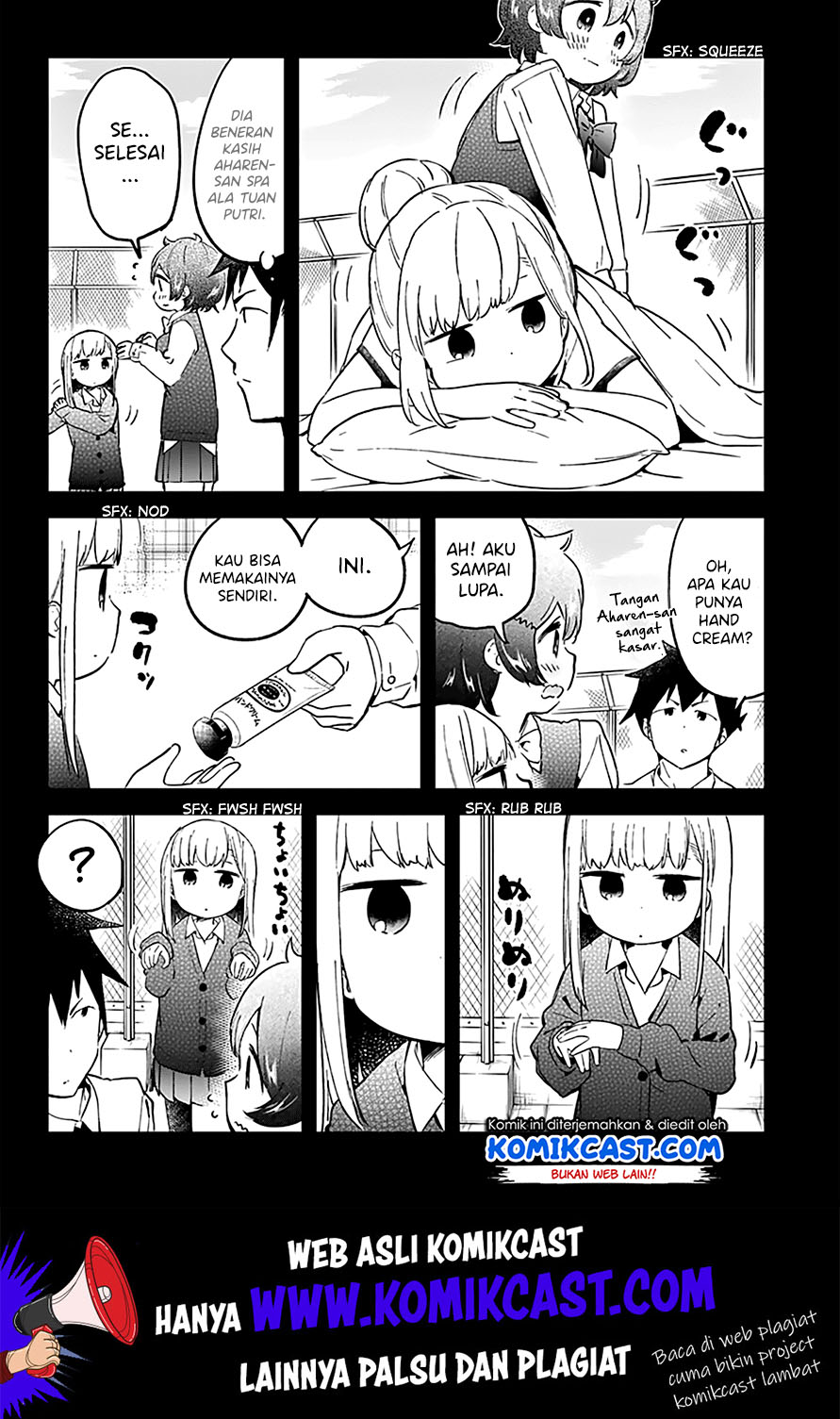 Aharen-san wa Hakarenai Chapter 25 Bahasa Indonesia