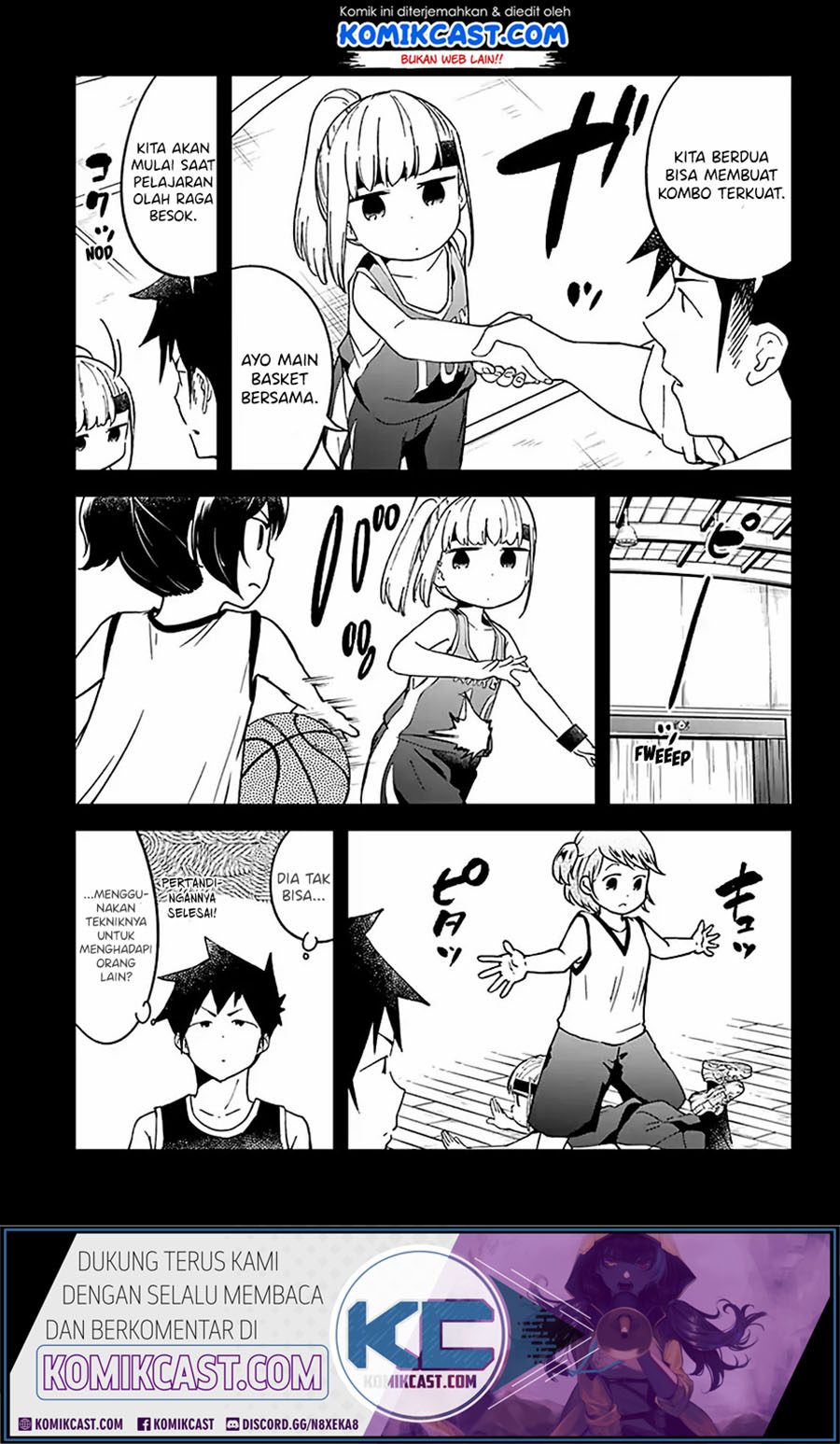 Aharen-san wa Hakarenai Chapter 36 Bahasa Indonesia