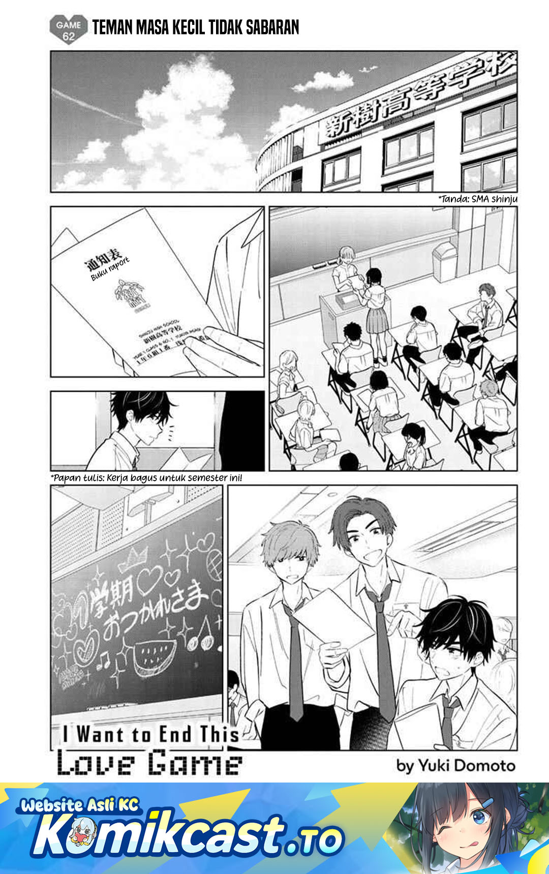 Aishiteru Game wo Owarasetai Chapter 62 Bahasa Indonesia