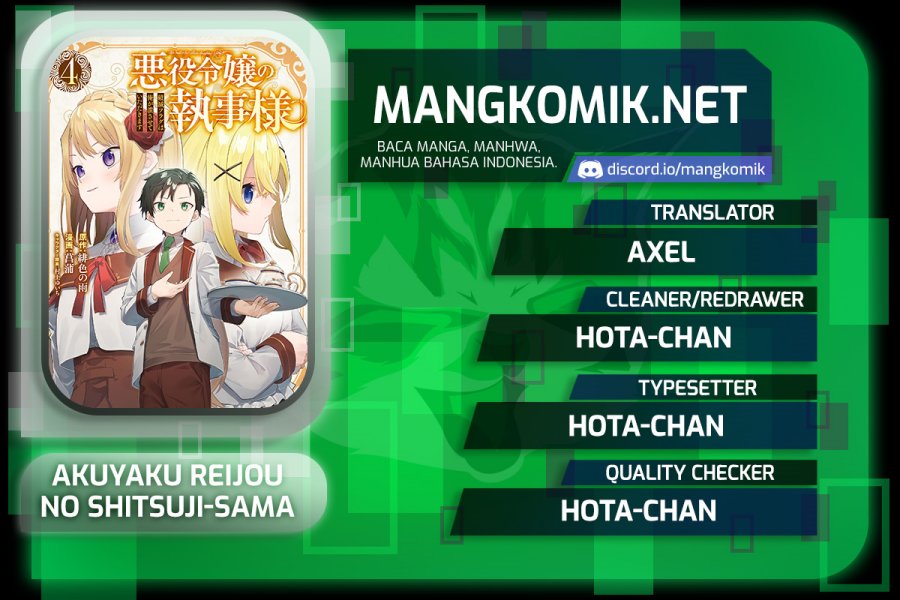 Akuyaku Reijou no Shitsuji-sama Hametsu Flag wa Ore ga Tsubusasete Itadakimasu Chapter 26.1 Bahasa Indonesia