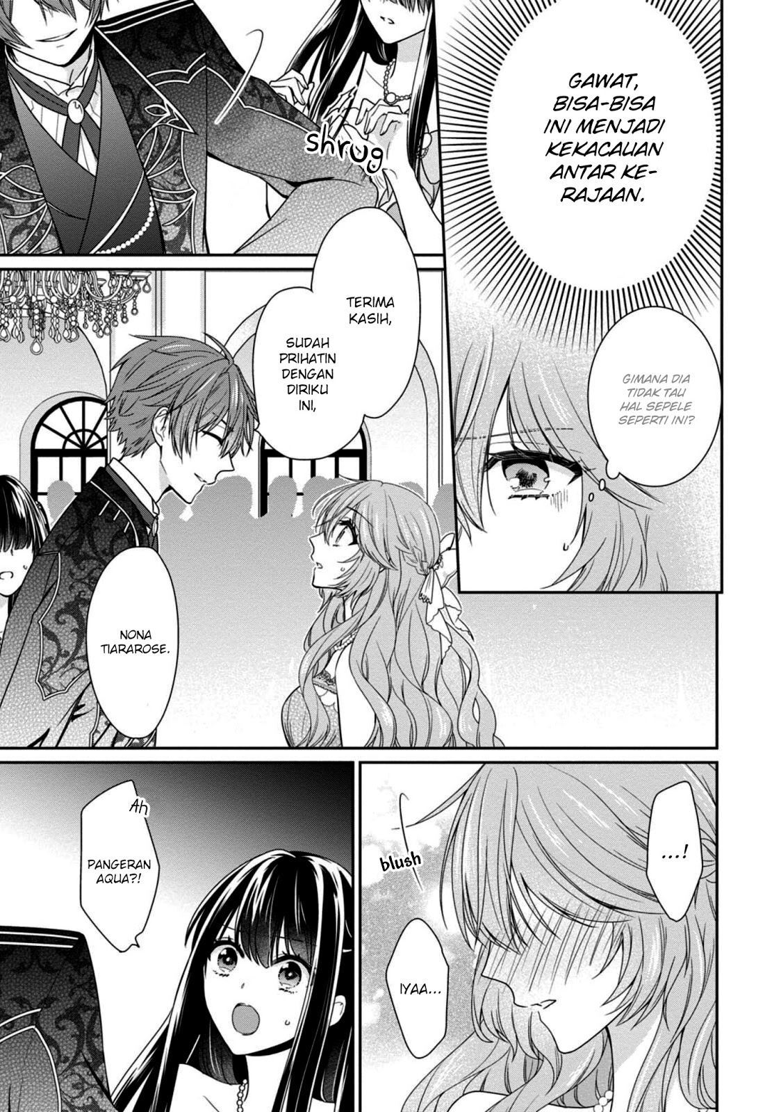 Akuyaku Reijou wa Ringoku no Outaishi ni Dekiai Sareru chapter 3